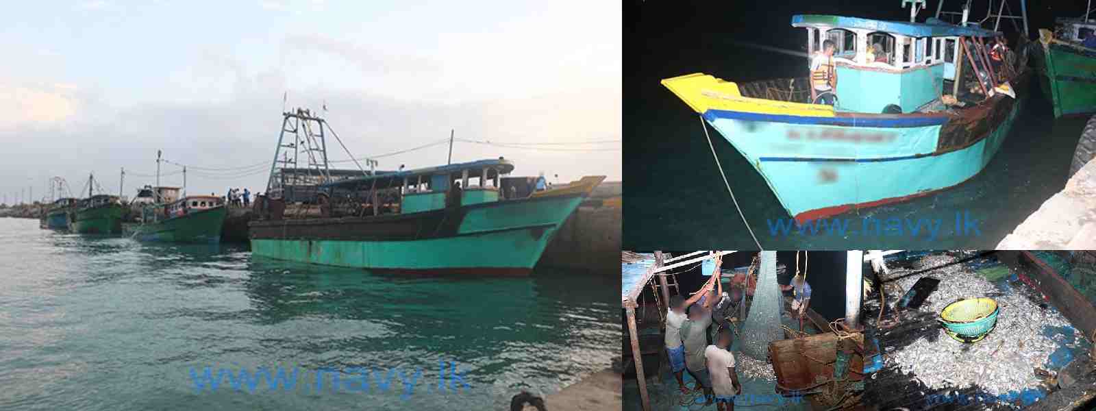 Navy seizes Indian poaching trawlers in the north